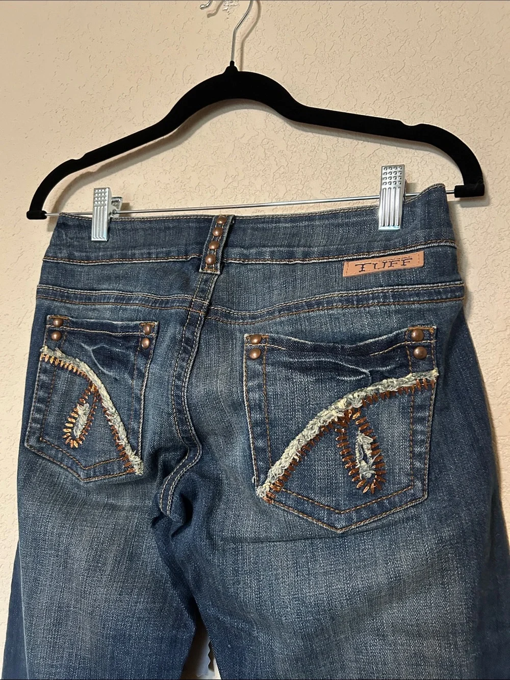 Cowgirl Tuff Co. Copper Gypsy Women’s Bootcut Jeans Dark Wash Western Rodeo W25